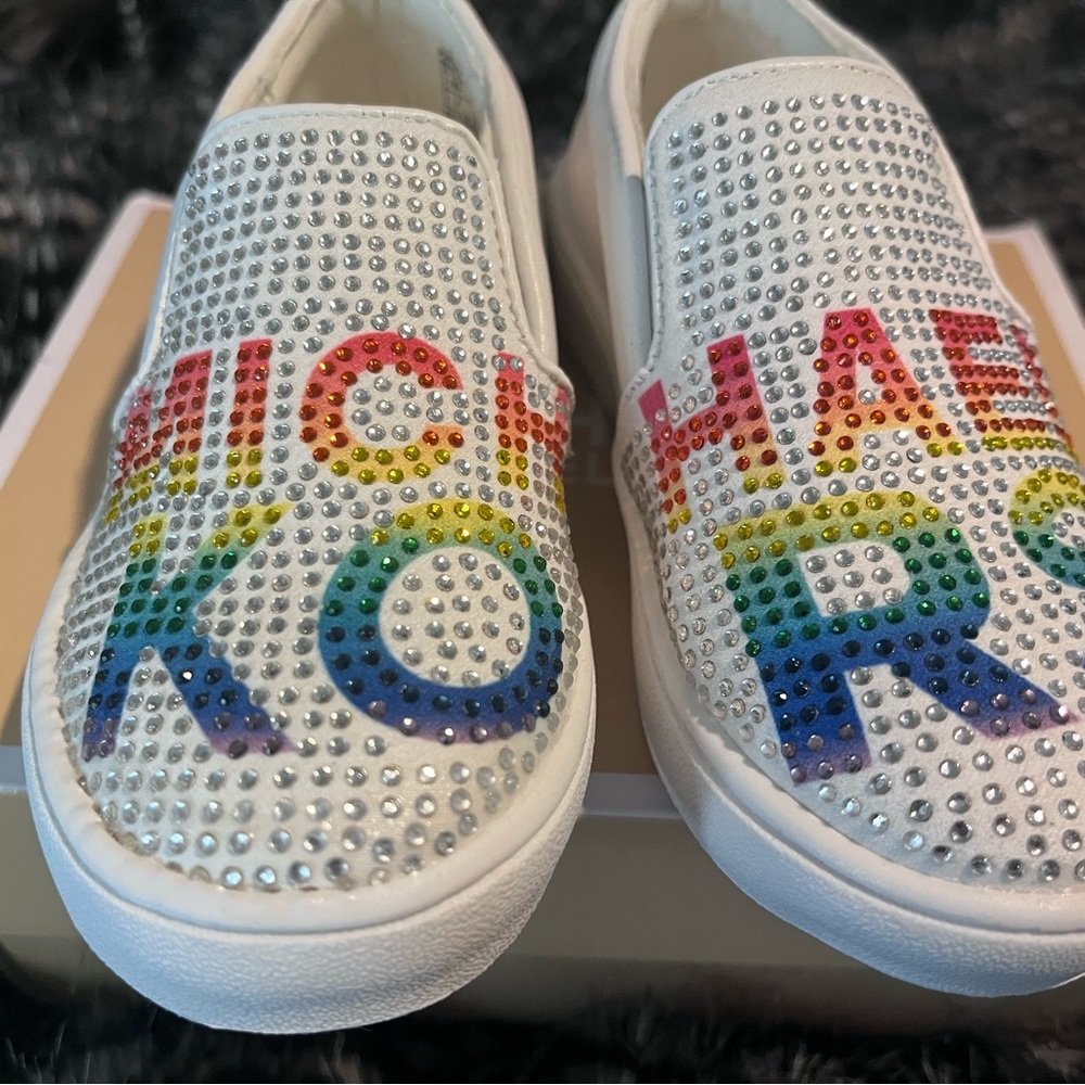 Michael Kors Girls Jem Split Sneakers - Picture 2 of 6